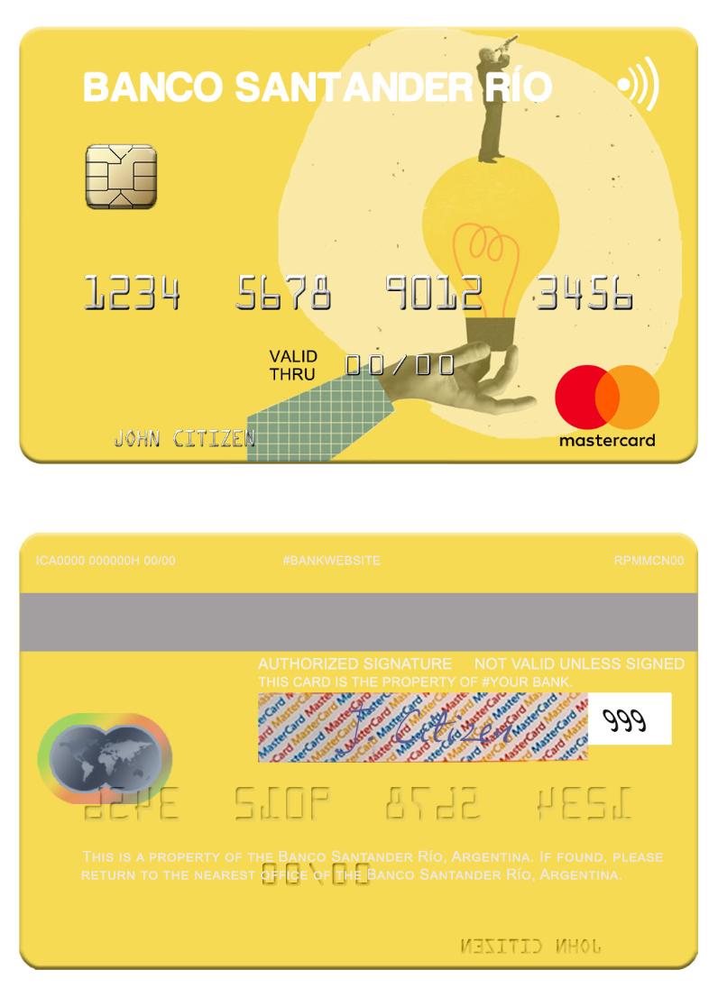 Argentina Banco Santander Río mastercard